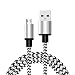 Produktbild 1m Micro-USB-Kabel High Speed Nylon Geflochtene USB 2.0 A Stecker an Micro-B-Daten-Synchronisierungs Ladelinie f¨¹r Samsung f¨¹r Android Smartphone Regard