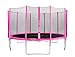 Produktbild SixBros. SixJump 4,30 M Gartentrampolin Pink Trampolin - Sicherheitsnetz TP430/1761