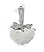 Mamas & Papas Welcome to the World Silver Plated Hanging Heart