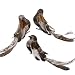 Produktbild Vogel Federn Clip 3er Set Deko Klammer braun (7x16x6cm)