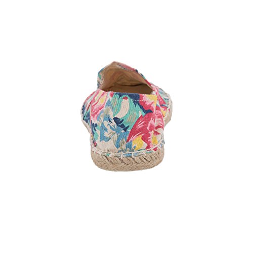 Japanwelt Espadrilles Hawaii Muster Canvas Damen und Herren Sommerlatschen Leinen Slipper Größe 36 - 4