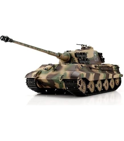 Torro 3909-B Carro Armato T34/85 RC 1/16 Professionale – 2.4GHz, BB, Cingoli Metallici, Mimetica Neve