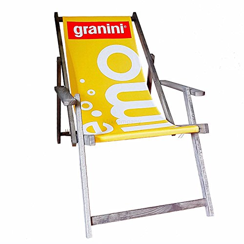 Preisvergleich Produktbild Granini Holz Sonnenliege Strandliege Liegestuhl aus Holz Gartenliege Klappstuhl