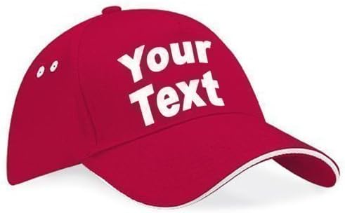 Personalised 2 Tone Baseball Fashion Cap by 123t Fashion Hat