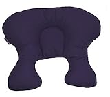 Little Sweetz MULTI SUPPORT ** COSY SOFT MAXI ** Sitzverkleinerer / NeugeborenenEinsatz / Entspannendes BabyKopfkissen mit Mulde für BabyAutositz Gr. 0/0+ oder auch Gruppe 1, 2/3 wie z.B. Maxi Cosi, Römer King etc, Kinderwagen, Kinderbett etc. (Marine) - 2