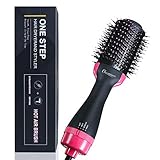 Charminer Hot Air Brush One-Step 4 in 1 Hair Dryer & Volumizer Multi-functional Salon Negative Ion Hair Straightener & Curly Hair Comb