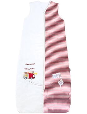 Schlummersack Kinder Ganzjahres Schlafsack 2.5 Tog - Feuerwehr - 150 cm/6-10 Jahre