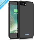 funda cargador iphone 7 plus 【GARANTÍA】 Garantía de devolución de dinero por 18 meses, garantía del 100%, cualquier problema, no dude en contactarnos. Proporcionaremos servicio after-sales de primera clase. Paquete: 1 caja de batería para iphone 6 Plus/ 6s Plus/ 7 Plus/ 8 Plus, 1 x manual de usuario.