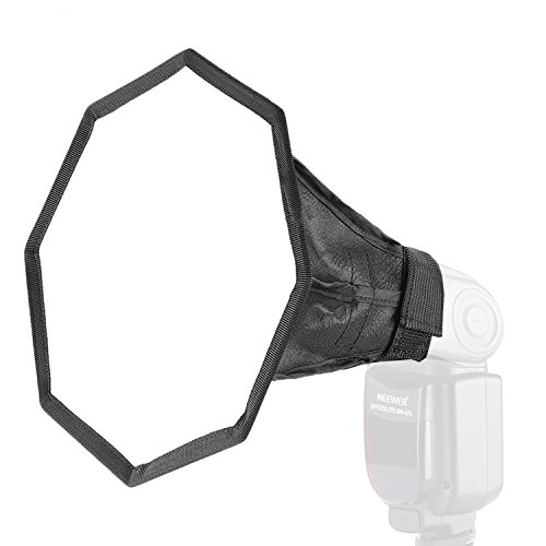 Neewer Pro  pro Version de Neewer Produit  8  20cm Universel Pliable Octagone Studio Softbox Flash Diffuseur pour Flash Compact Sur-cam  ra et Hors-cam  ra  PourCanon 430EX II  580EX II  600EX-RT  Nikon SB600 SB800 SB900  Neewer TT560  TT680  TT850  TT860  Youngnuo YN560  YN565  YN568  Vivita Flash  Sunpack  Sunpak  Nissin  Sigma  Sony  Pentax  Olympus  Panasonic Lumix Flash avec Sac de Transport