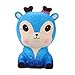 Produktbild saihui Cute Stress Kombination Toys Jumbo 12,5 cm Galaxy Blau Hirsch creme Duft langsam Rising Fun Super Weich Dekompression Puppen für Kinder und Erwachsene Handy Anhänger Gurt Best Geschenk