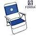 Produktbild FORMA MARINE Strandstuhl Bikini; Gestell aus eloxiertem Aluminiumrohr; 20mm ; Stoff: Textilene 650gr/m2, blau. Kann auch als Campingmöbel, Klappsessel, Klappstuhl, Campingstuhl. PA560B