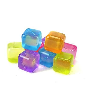 10 Glaçons Colorés Réutilisables