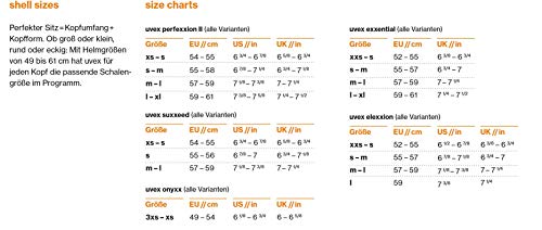 Uvex I-Vo C Casco de Ciclismo, Unisex Adulto, Negro/Naranja, 56-60 cm - Uvex