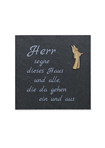 Preisvergleich Produktbild MaMeMi Schiefertafel mit Spruch / Schieferschild / Wandschmuck / Wandspruch / Zum aufhängen / Haussegen