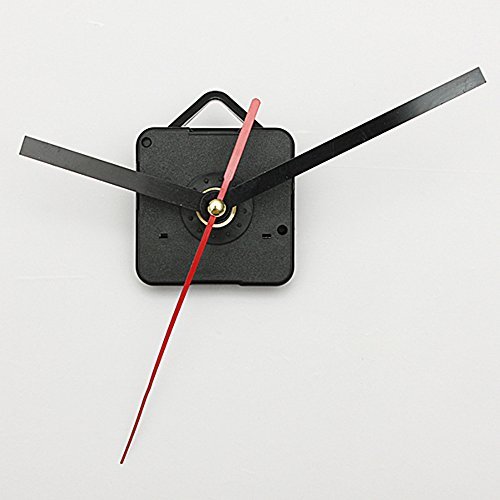 SYG_FR Orologio con movimento-meccanismo silenzioso, orologio al quarzo, 3 aghi, colore: Blu, articolo fai-da-te rosso