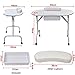 tinkertonk Foldable Manicure & Pedicure Table With Bag & Wrist Rest, White