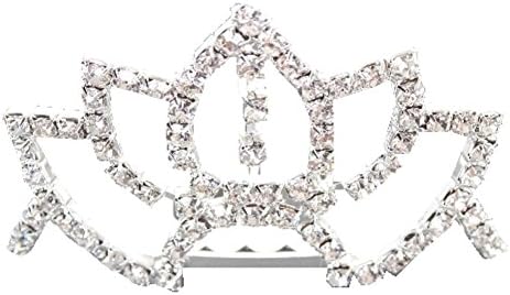 Just Fox Luxury Mini Crystal Wedding Tiara Modell 1