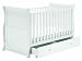 East Coast Nursery Alaska Sleigh Cotbed (White)