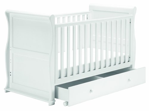 East Coast Nursery Alaska Sleigh Cotbed (White)