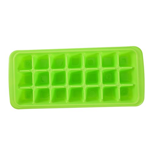 Eiswürfelform mit Deckel aus Polypropylen, Bpa frei, 21 Eiswürfel, 26.5*11.5*4cm Eiswürfelschale - 9