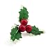 Produktbild Weihnachtsbaum-Flitter-Dekorations-Verzierungs-Sat 10 stücke Weihnachten Künstliche Beeren Grüne Blätter Rote Holly Beeren Mit Clip Christbaumkugeln Ornamente Für Zu Hause Hochzeitsfest Flora Weihnach