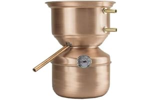 arterameferro Distillatore Alambicco in Rame 3 Litri Modello a Fungo
