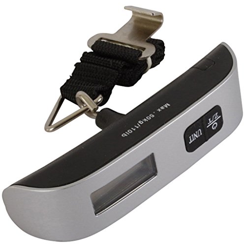 Preisvergleich Produktbild Gepäckwaage Waage bis 50 kg Kofferwaage Gepäck Federwaage Hängewaage