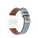 Produktbild HappySDH Armband kompatibel mit Fitbit Versa, Smartwatch Zubehör Leder Ersatzarmband Armbänder Smartwatch für Männer Frauen (D)