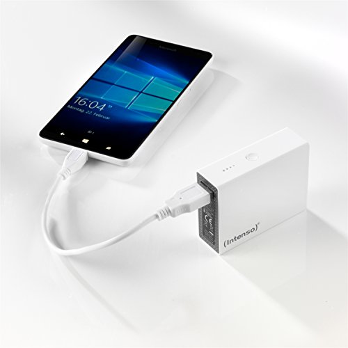 Intenso 7333522 Powerbank ST6600 Soft Touch externes Ladegerät (6600mAh) für Smartphone/Tablet PC/MP3 Player/Digitalkamera weiß - 3