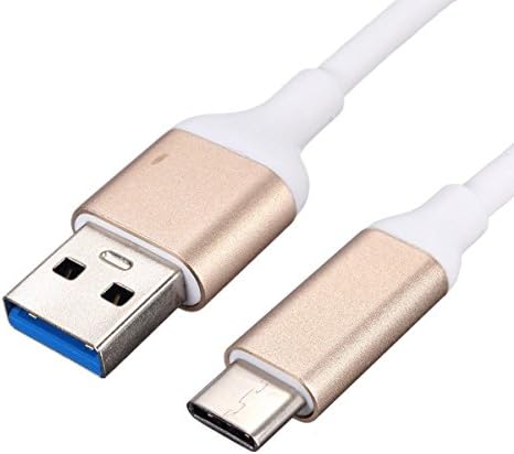 King of Cables USB 3.0 Type C (USB-C) to Type A (USB-A) Male 1M (3.3 FT) USB Reversible Fast Charge Data Transfer Cable For Google Nexus 5X, 6P, One Plus 1/2, Nokia N1, Zenpad S 8.0, Macbook 2015 (White)