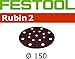 Produktbild 50x Festool Schleifscheiben STF D150/16 P150 RU2/50 Rubin 2