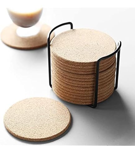 Dessous De Plat Ronds épais En Liège Résistant à La Chaleur