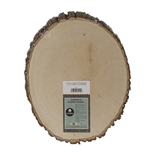 Basswood Country Round Plaque-11" To 12" Wide