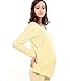 Aimeart Pregnant Women Pajama Postpartum Nursing Lactation Breastfeeding Suit, Light Yellow, (UK)12-(CN)L