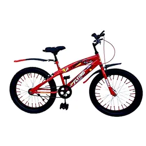 RAW BICYCLES 20T Sports BMX Unisex Single Speed Bike Bicycle/Cycle for Kids Boys and Girls Ideal for 7 to 10 Years 85% Assembled Tyres and Tube with Side Stand