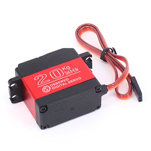 DS3218 RC Servo Wasserdichtes Aluminiumoberteil Einachsiges Servo Metallzahnrad digitales Servo baja 20kg Servo für RC Auto (control angle 180) - 3