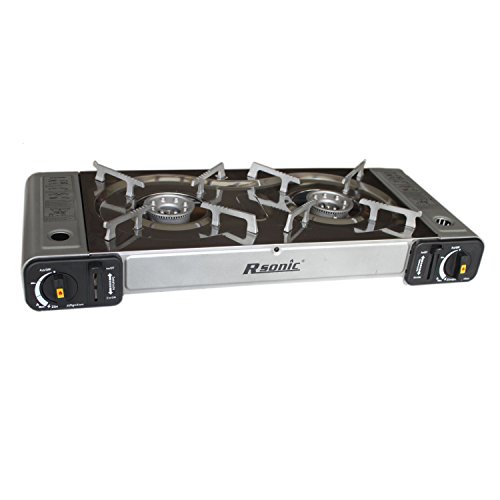 Preisvergleich Produktbild Doppel Camping Gaskocher Campingkocher Kochplatte Herdplatte Kochfeld Kocher