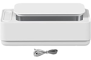 TPLTECH Ultrasonic Cleaner,Ultrasonic Jewelry Cleaner,Ultrasound Clean Machine Professional Sonic Portable Household Cleaner for Cleaning Jewelry,Eyeglass, Watches,Coins, Makeup Brush