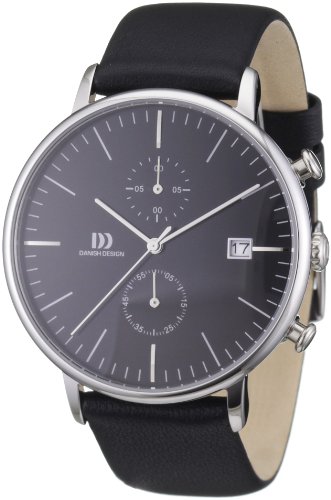 Danish Design Herren-Armbanduhr XL Analog Quarz Leder 3314401