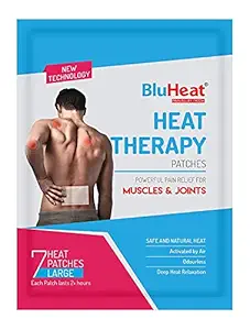 Bluheat Pain Relief Patch - Heat Therapy - 7 Patches