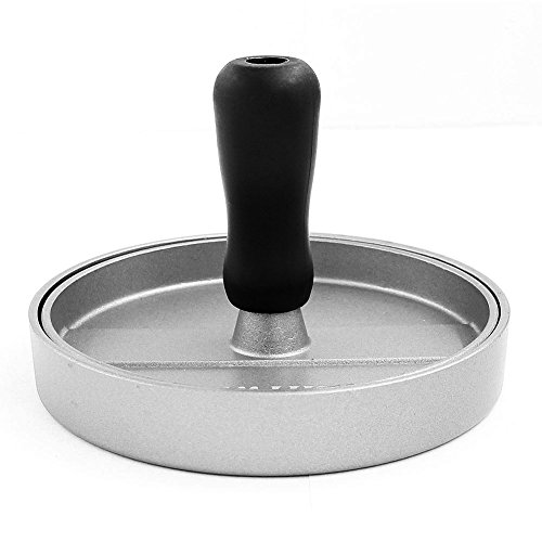 Rightwell Profi Aluminum Beschichet Runden Hamburgerpresse 11cm-Antihaft Burger Presse - 4