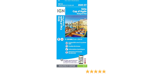 2645et Sete Cap D Agde Etang De Thau Amazon Fr Ign Livres