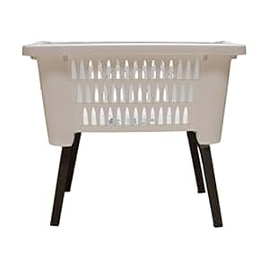 laundry basket on legs