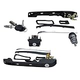 Lieferumfang: 1 x Zündschloß, 1 x Tankdeckelschließzylinder, 1 x Kofferraumschloß inkl. Schließzylinder, 2 x Türgriff, 2 x Satz Türgriffdichtungen, 2 x Türgriffschalen schwarz, 3 x Schlüssel