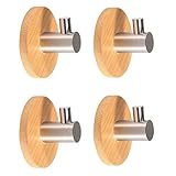 Hecho del acero inoxidable cepillado 304 impermeable y de la madera de bambú práctica, satisfaga su fuerza más pesada de la carga. Fuerte y robusto, no se caerá o aherrumbrará.