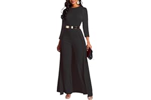 VERWIN Patchwork Overlay Embellished Plain Women's Jumpsuit High-Waist Woman Romper