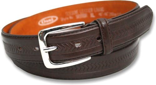 Childs Centre Stitched Ossi® Brown 30mm Leather Lined Belt Size 20" - 24" Waist