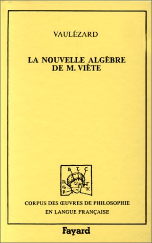 La Nouvelle algèbre. (précédée de) Introduction en l'art analytique gratuit