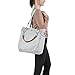 Lassig Green Label Mix 'n Match Diaper Bag Shoulder Bag Handbag Tote-Bag includes Matching Insulated Bottle Holder, wipeable Changing Mat, Stroller Hooks and lots of compartments, has different Colored Straps to Change Length of Bag, Light grey
