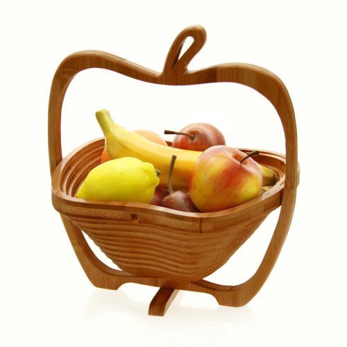 Bamboo Fruit Basket - Apple Shaped